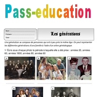 Générations - Exercices - Espace temps : Primaire 2 - PDF à imprimer
