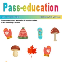 Les 4 saisons - Discrimination visuelle : Maternelle 1, 2 - PDF à imprimer