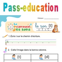 Le son [t] - Phonologie - Lecture - Le carrousel des sons : Maternelle ...