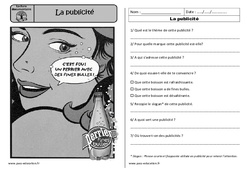 La publicité - Ecrit fonctionnel - Lecture : Primaire 2 - PDF à imprimer
