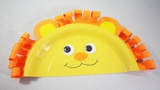 Réalise une tête de lion - Activité manuelle : Primaire 3, 4, 5