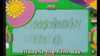 Les jours de la semaine - Anglais : Primaire 3, 4, 5