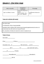 Une visite royale - Dictée préparée - Semaine 7 : Primaire 2 - PDF à imprimer