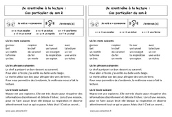 Son è - Devant une consonne - Phonologie - Etude des sons : Primaire 2 - PDF à imprimer