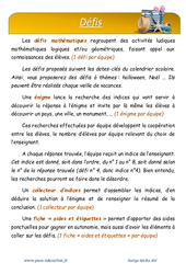 Été - Défi maths - Enigmes mathématiques : Primaire 4 - PDF à imprimer