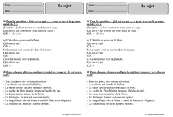 Sujet - Exercices  : Primaire 3 - PDF à imprimer
