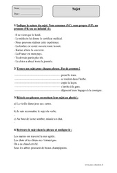 Sujet - Révisions avec corrigés : Primaire 4 - PDF à imprimer