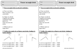 Tracer à la règle - Exercices avec correction : Primaire 2 - PDF à imprimer