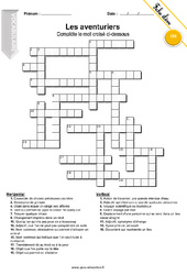 Aventuriers - Exercices avec correction : Primaire 4, 5 - PDF à imprimer