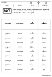 Lecture - Rentrée : Maternelle 2 - PDF à imprimer