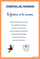 Comptines d'Halloween : Maternelle 2 - PDF à imprimer