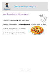 Son [z] - Cours, Leçon : Primaire 4 - PDF à imprimer