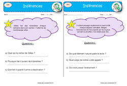 Je m'entraîne à la lecture fine - Lectures d'inférences : Primaire 5 - PDF à imprimer