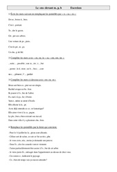 m devant m, p, b - Exercices - Orthographe : Primaire 3 - PDF à imprimer
