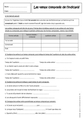 Temps composés - Révisions : Secondaire 1 - PDF à imprimer