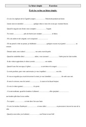 Futur simple - Exercices - Conjugaison : Primaire 5 - PDF à imprimer