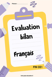 Français - Évaluation, bilan de fin d’année : Primaire 2 - PDF à imprimer