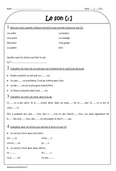 Son è, ai , ei, ê - Exercices corrigés : Primaire 3 - PDF à imprimer