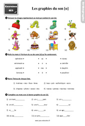 Les graphies du son [o] - Exercices, révisions : Primaire 3 - PDF à imprimer