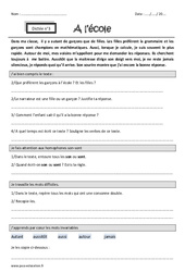 Homophones son - sont - Dictée accompagnée n°3 : Primaire 4 - PDF à imprimer