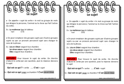Sujet - Cours, Leçon : Primaire 3 - PDF à imprimer