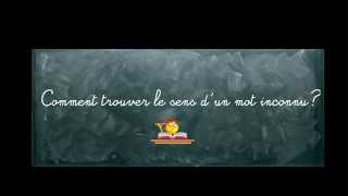 Différents sens d'un mot - Classe inversée : Primaire 4