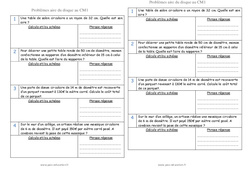 Aire du disque - Problèmes : Primaire 4 - PDF à imprimer