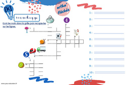Le son [k] - Phonologie - Ortho' fléchés : Primaire 2 - PDF à imprimer
