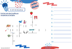 Le son [è] - Phonologie - Ortho' fléchés : Primaire 3 - PDF à imprimer