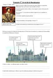 François 1er - Exercices - Les temps Modernes : Primaire 4 - PDF à imprimer