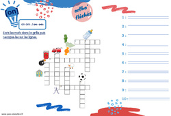 Le son [on] - Phonologie - Ortho' fléchés : Primaire 2 - PDF à imprimer