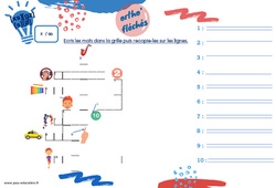 La lettre X - Phonologie - Ortho' fléchés : Primaire 3 - PDF à imprimer