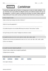 Cathédrale - Dictée accompagnée n°15 : Primaire 4 - PDF à imprimer