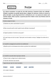 Puzzle - Dictée accompagnée n°23 : Primaire 4 - PDF à imprimer