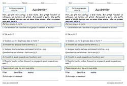 Au grenier - Dictée accompagnée n°15 : Primaire 2 - PDF à imprimer