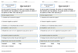 Qui suis - je - Dictée accompagnée n°8 : Primaire 2 - PDF à imprimer
