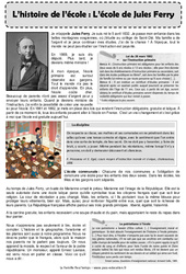 Ecole de Jules Ferry - Exercices : Primaire 5 - PDF à imprimer