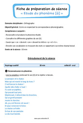 Le son [õ] - Phonologie - Séquence - Fiche de préparation : Primaire 2, 3 - PDF à imprimer