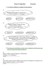 Trouver l'opération - Problèmes - Exercices - 2 : Primaire 3 - PDF à imprimer