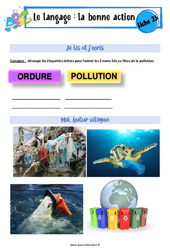 La bonne action - Langage - Expression orale - EMC : Maternelle 1, 2 - PDF à imprimer