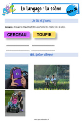La scène - Langage - Expression orale - EMC : Maternelle 1, 2 - PDF à imprimer