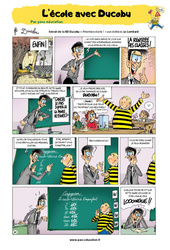 L’école avec Ducobu - Bande dessinée - Lecture : Primaire 4 - PDF à imprimer