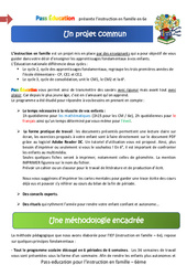 Guide d’utilisation de la méthode - école à la maison IEF - Fiches  - (en libre téléchargement) : Primaire 6