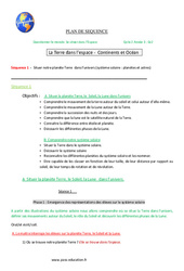 Terre - Soleil - Lune - Séquence - Fiche de préparation : Primaire 3 - PDF à imprimer