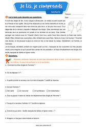 Le piano - Lecture- Fiches Je lis, je comprends : Primaire 4 - PDF à imprimer