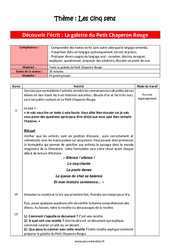 Découvrir l'écrit - Les cinq sens - Séquence complète : Maternelle 1 - PDF à imprimer