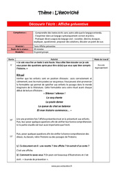 Découvrir l'écrit - L'électricité - Séquence complète : Maternelle 1 - PDF à imprimer