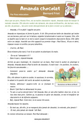 Le chocolat - Rallye lecture : Primaire 3 - PDF à imprimer