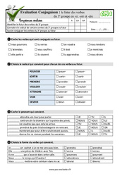 Le futur des verbes du 3e groupe en - ir, - oir et - dre - Examen Evaluation- Fiches QCM - Quiz : Primaire 4 - PDF à imprimer