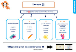 Evaluation et bilan sur le son [j] : Primaire 2 - PDF à imprimer